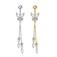 Sparkling Tassel Navel Rings | WH2574