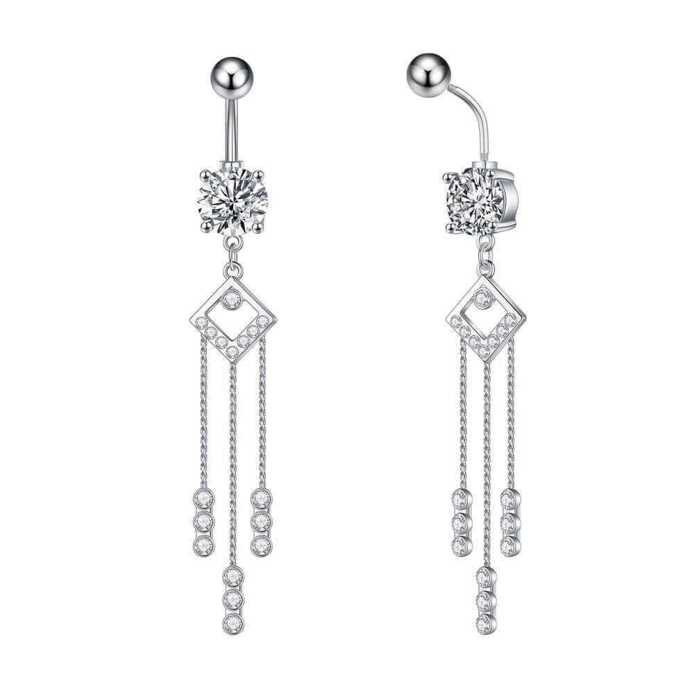Sparkling Tassel Navel Rings | WH2574