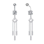 Sparkling Tassel Navel Rings | WH2574