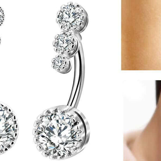 Sparkly Belly Button Piercing 