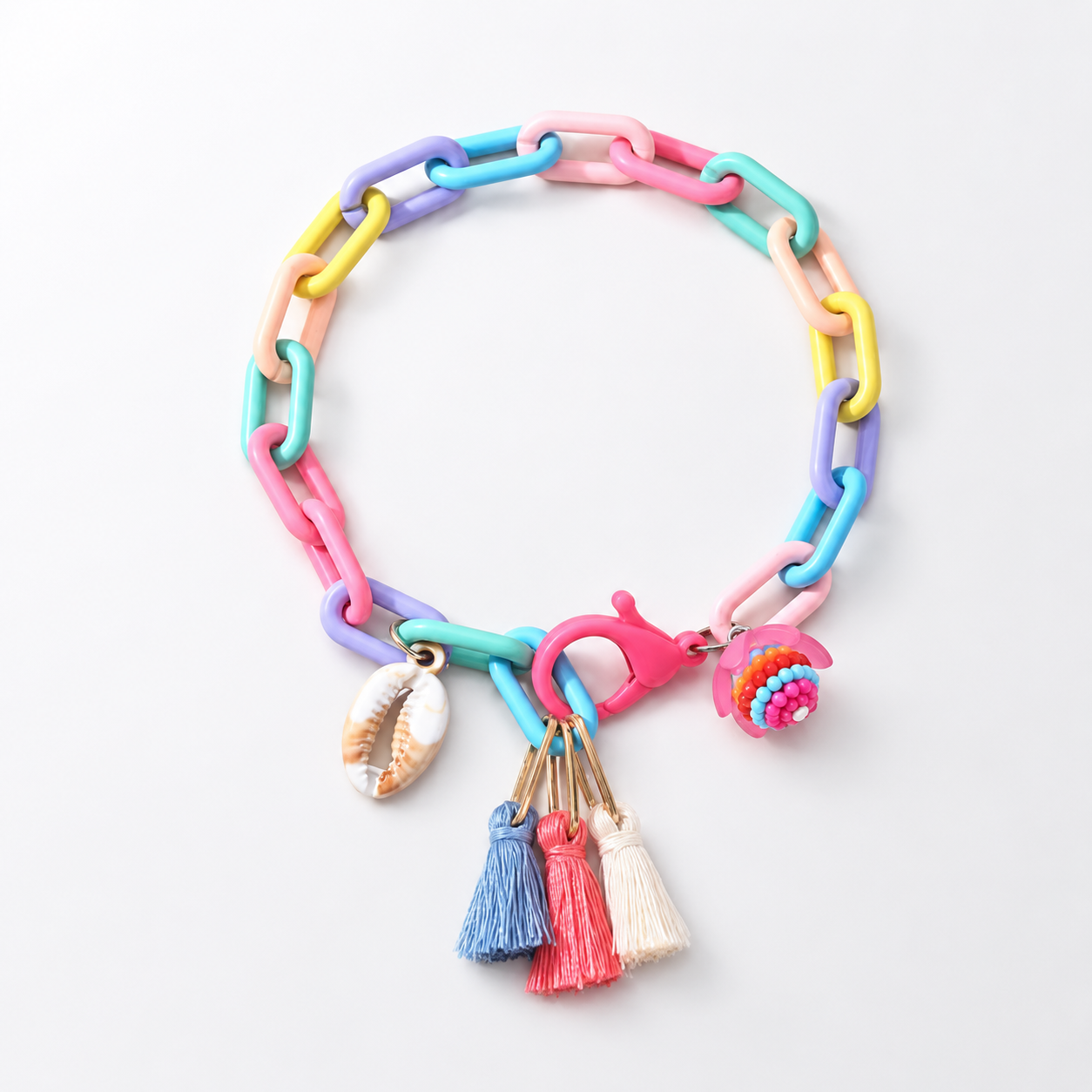 Y2K Summer Beach Anklet with Tassel
