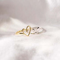Self Love Mini Heart Stacking Ring Set