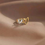 Self Love Mini Heart Stacking Ring Set