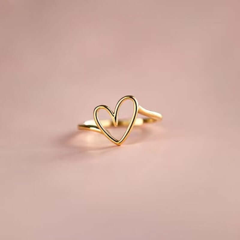 Self Love Mini Heart Stacking Ring Set