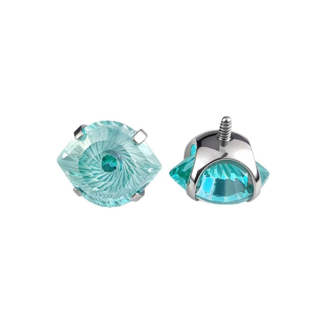 Evil Eye Sparkle Helix Tragus Stud