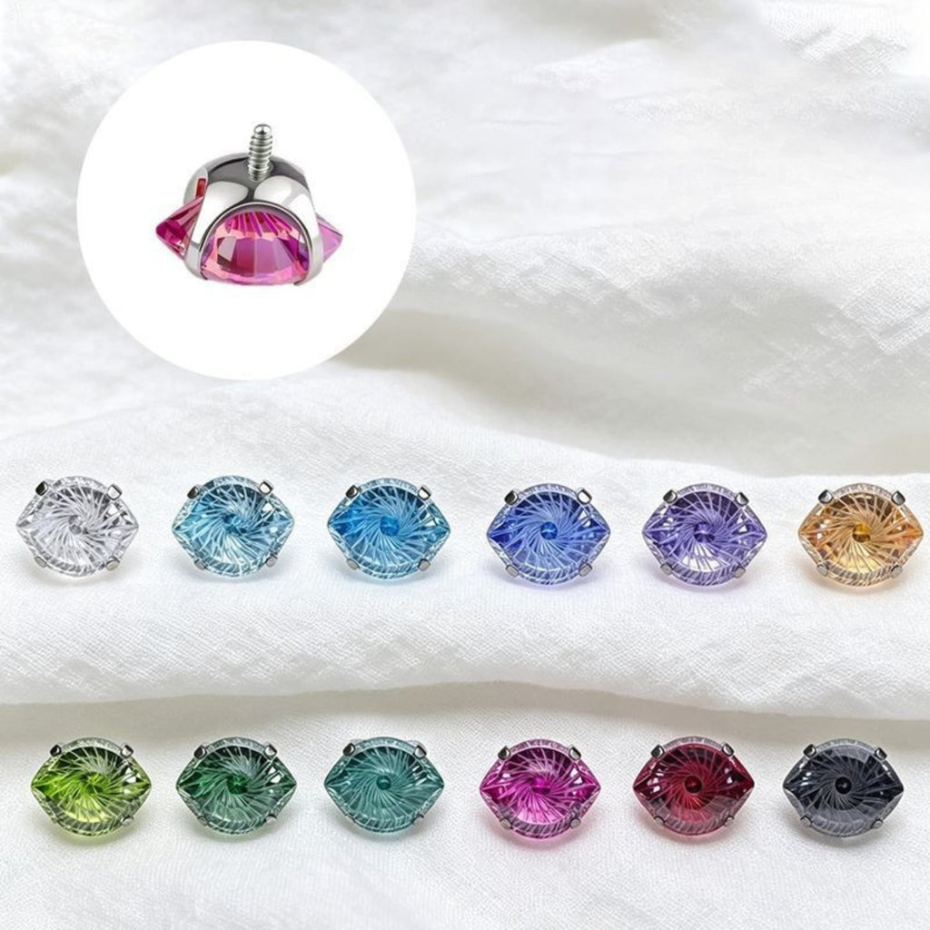 Evil Eye Sparkle Helix Tragus Stud