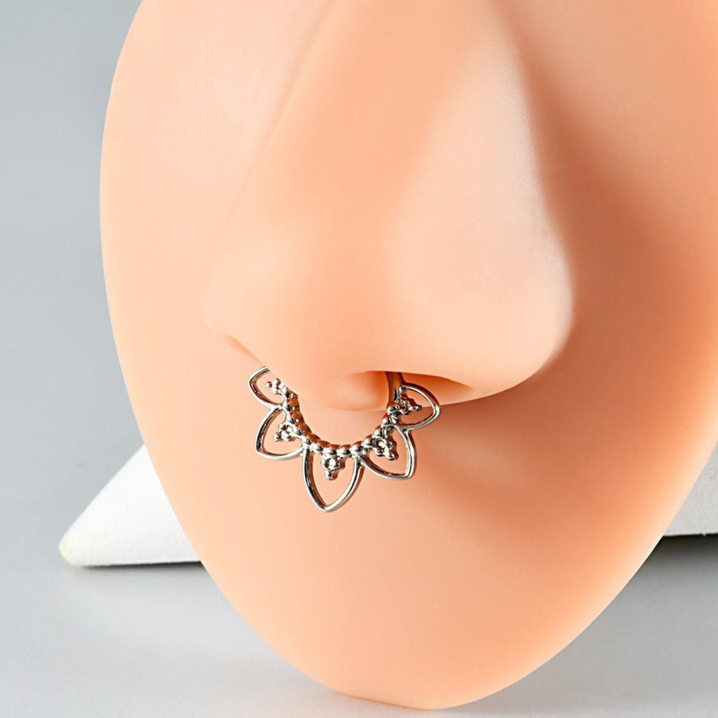 16G Tassel Marquise Hinged Segment Ring