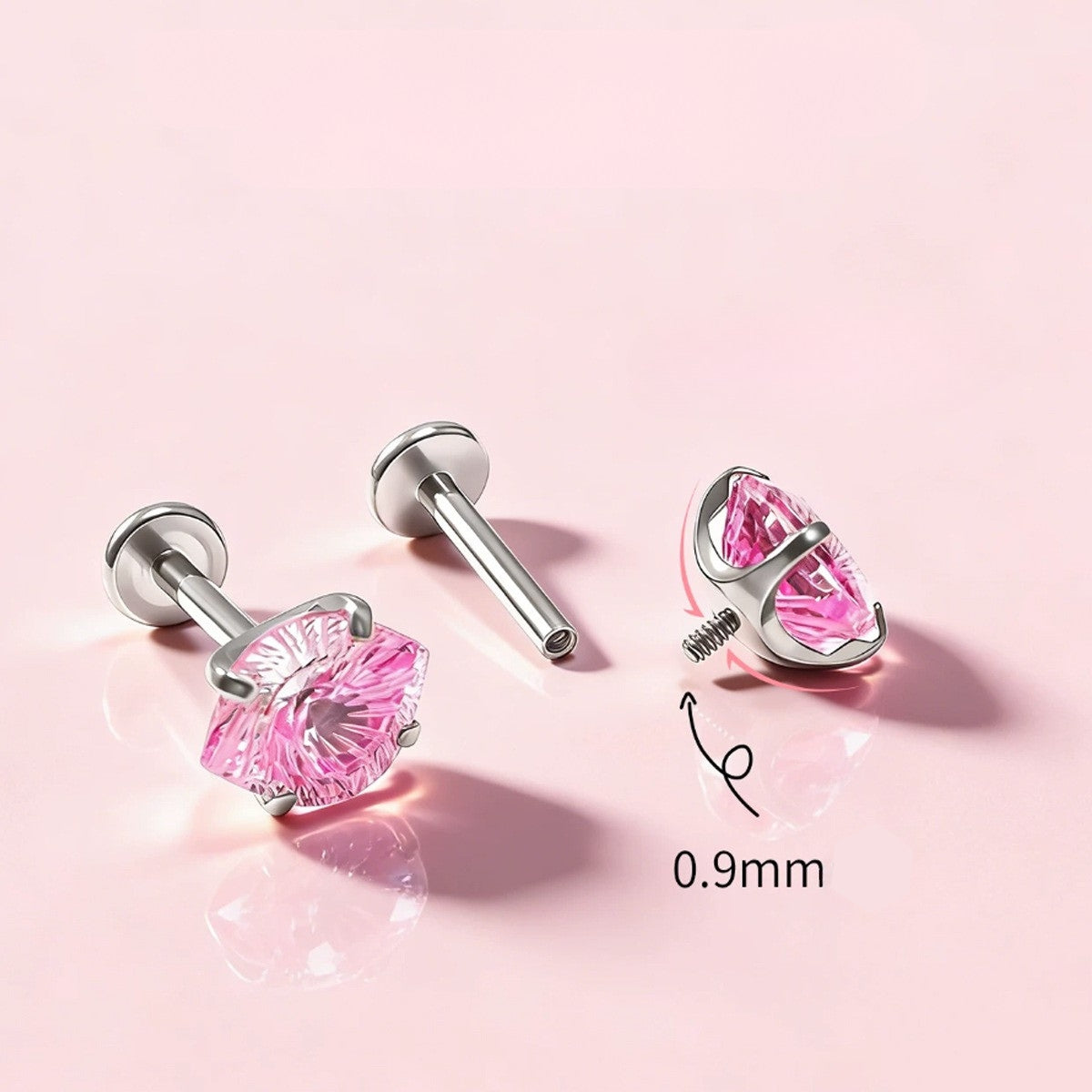 Evil Eye Sparkle Helix Tragus Stud
