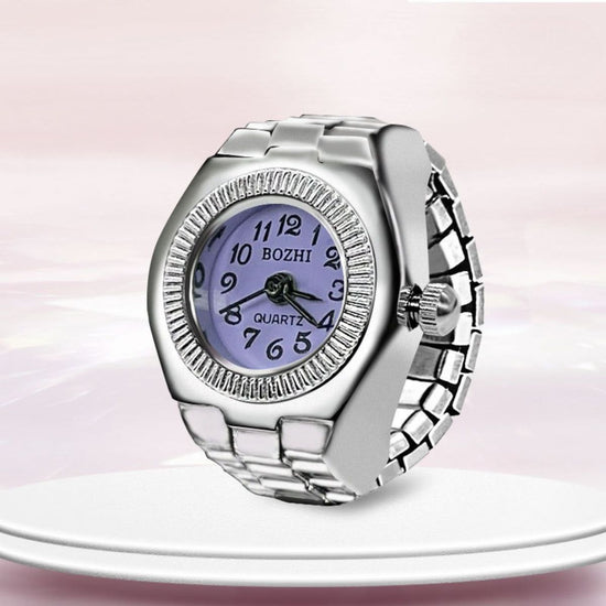 Retro Timepiece Mini Watch Ring