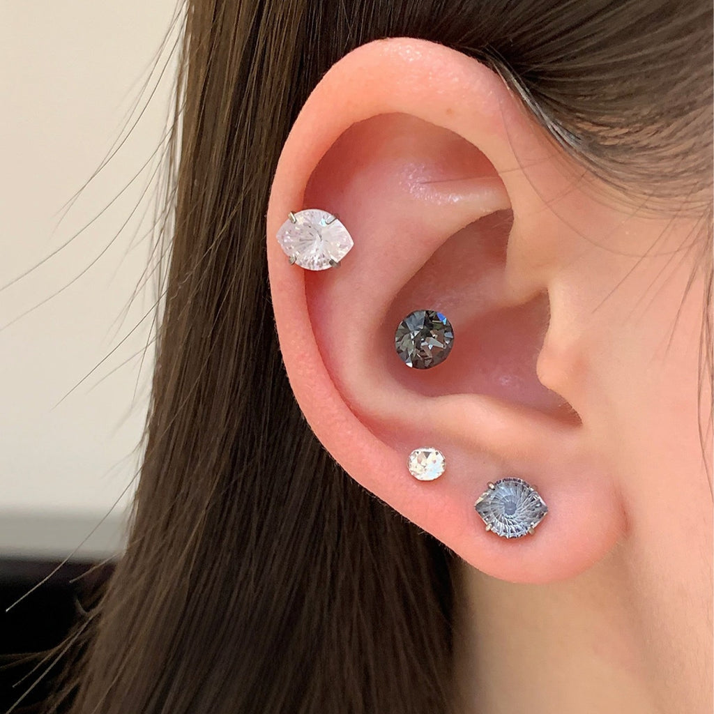 Evil Eye Sparkle Helix Tragus Stud