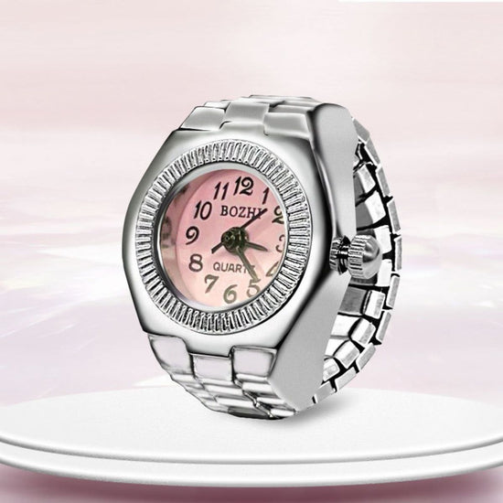Retro Timepiece Mini Watch Ring