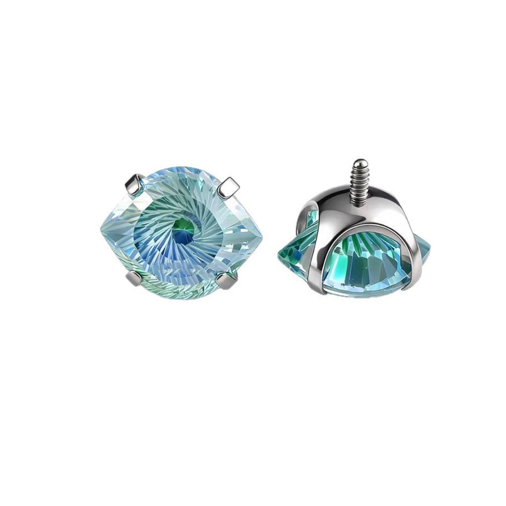 Evil Eye Sparkle Helix Tragus Stud