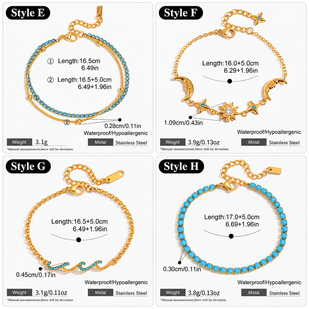 Golden Hour Turquoise Layering Bracelet