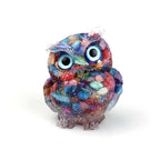 Crystal Stone Owl Ornaments Table Top Decoration