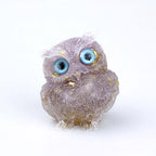 Crystal Stone Owl Ornaments Table Top Decoration