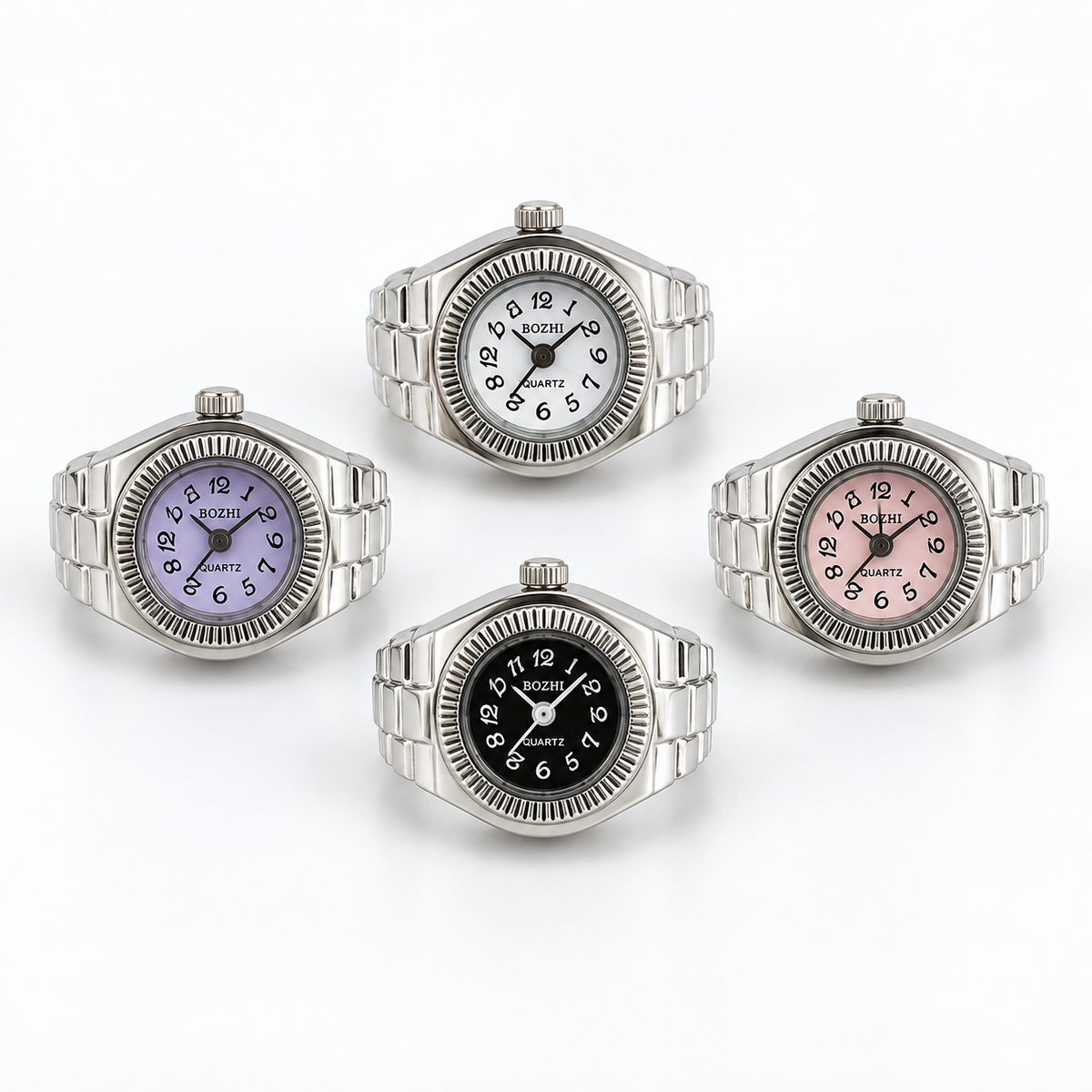 Retro Timepiece Mini Watch Ring