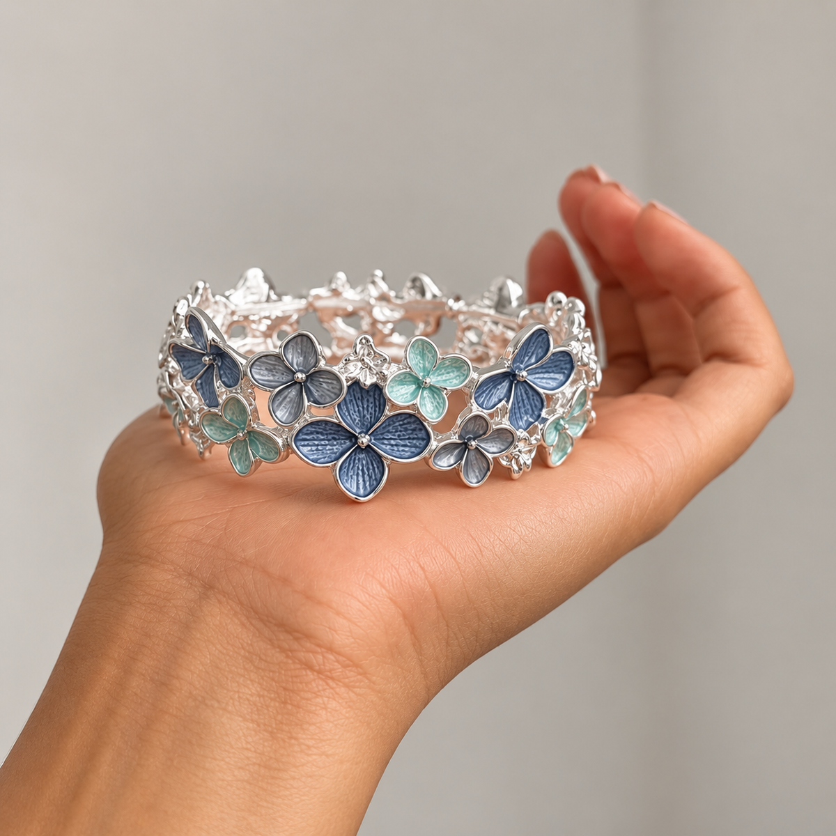 Hand-Painted Sakura Blossom Strengthy Bracelet