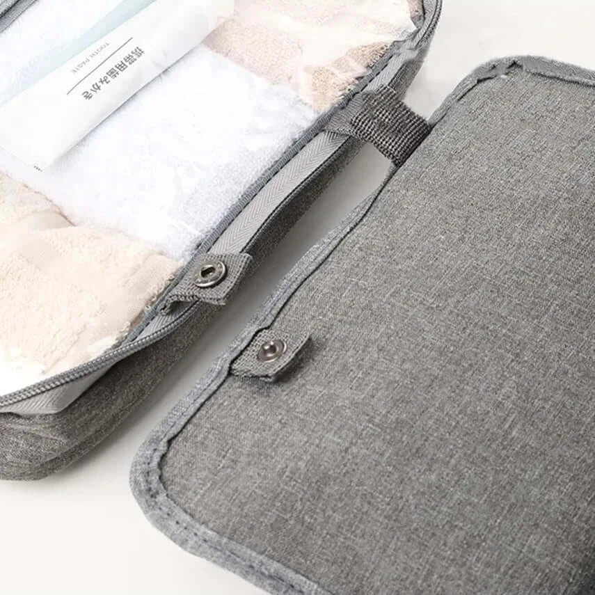 Hanging Waterproof Foldable Toiletry Wash Bag Travel Bag