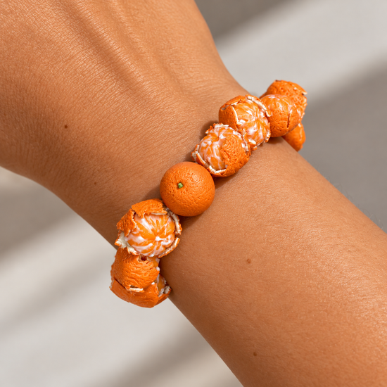 Juicy Orchard Fruit Beaded Bracelet
