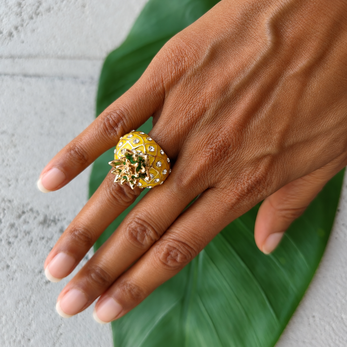 Fruity Fun Colorful Statement Ring