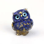 Crystal Stone Owl Ornaments Table Top Decoration
