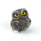 Crystal Stone Owl Ornaments Table Top Decoration