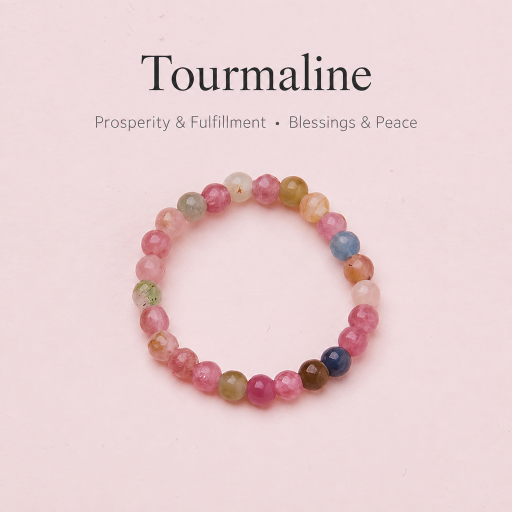Lucky Guardian Tourmaline Beaded Ring