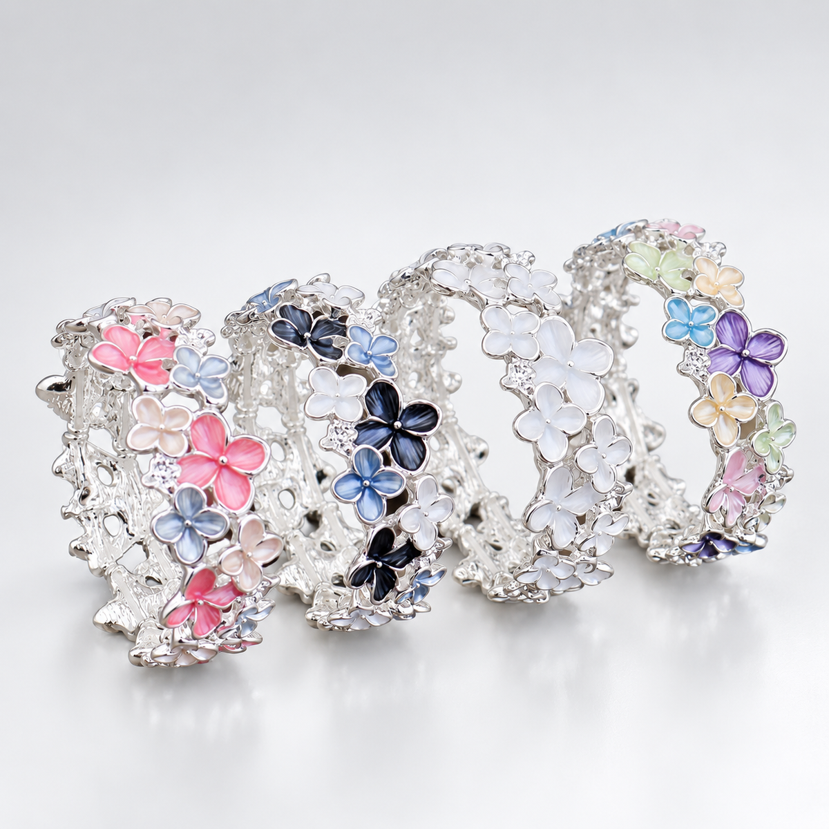 Hand-Painted Sakura Blossom Strengthy Bracelet