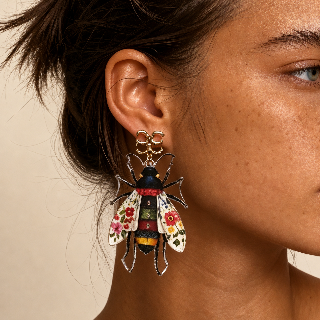 Quirky Acrylic Insect Earrings