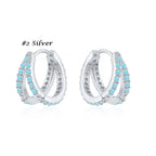 925 Sterling Silver Cartilage Hoop Earrings, Gold Huggies Hoop, Eternity Hoops | HC005