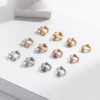 Cartilage Titanium Cross Huggies Earrings | HSPJ401