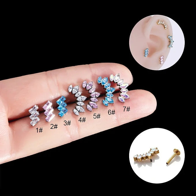 cartilage earrings, piercing jewelry, cartilage piercing, body jewelry, helix piercing, helix earrings, tragus piercing