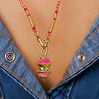 Rainbow Talisman Woven Beaded Bracelet & Necklace