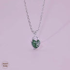 Moss Agate Heart Pendant