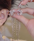 No Piercing Moon Star Tassel Ear Cuffs Ear Clip