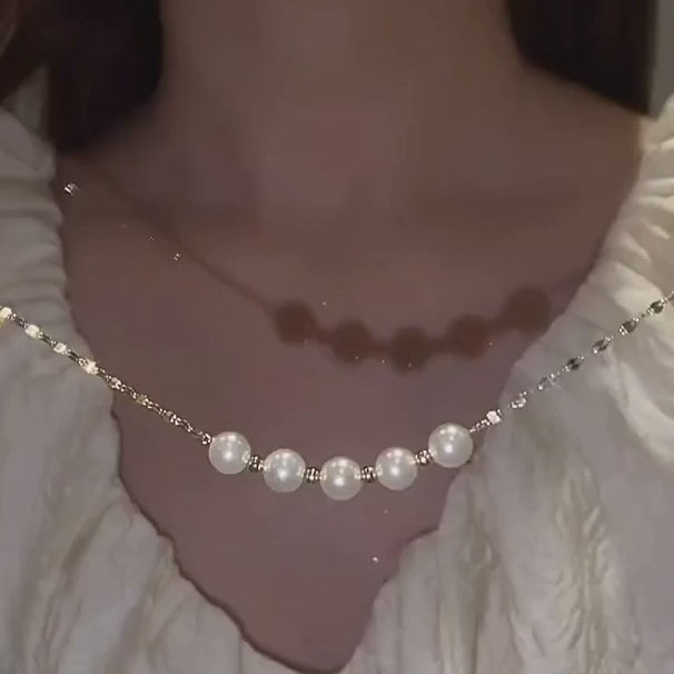 Elegant Freshwater Pearl Choker Necklace | A8286