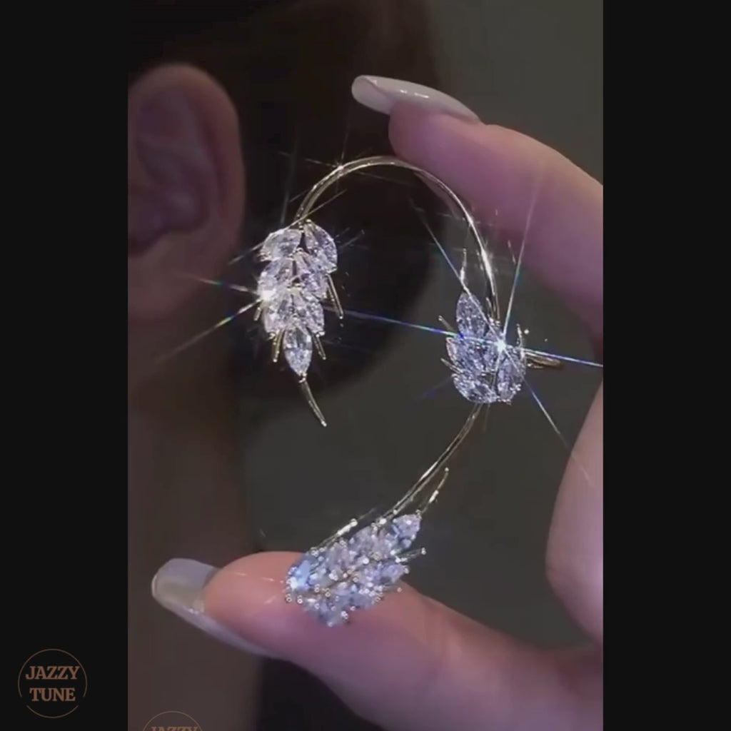 Leaf Vine Elf Clip Ear Wrap Ear Cuff | A0147