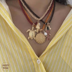 Marine Life Beach Style Layering Necklace
