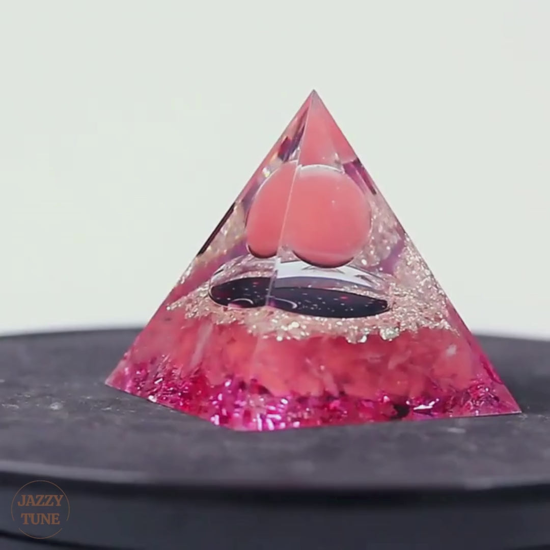 Handcraft Zodiac Pyramid Crystal Home Decoration Ornaments