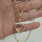 DIY Heart Locket Necklace Charm