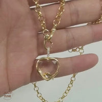 DIY Heart Locket Necklace Charm