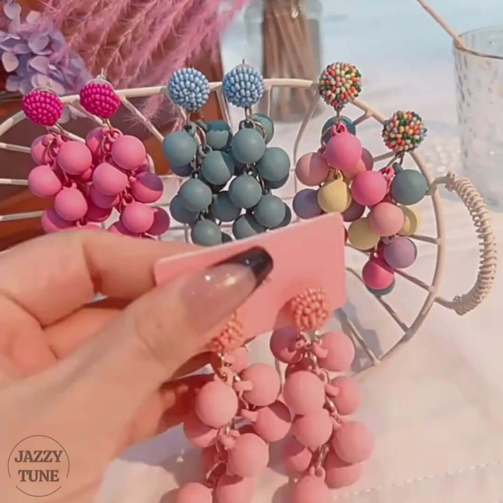 Dopamine Grape Celebrity Earrings