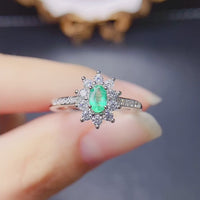 18K Gold Statement Emerald Ring