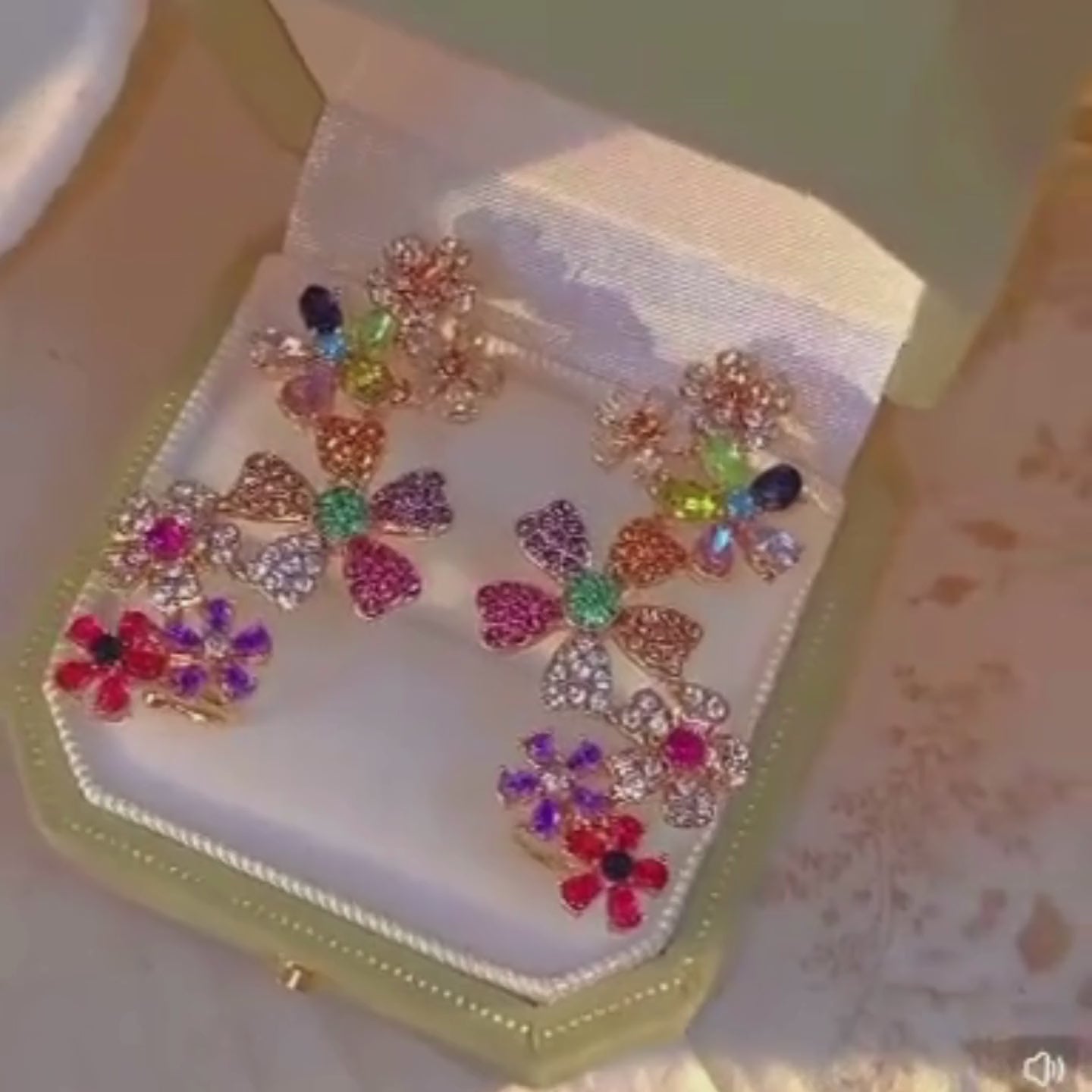 Summer Flower Bloom Ear Clip Earring | H6959